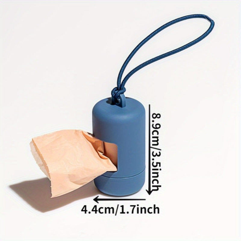 1pc Plastic Bag Holder, Convenient Portable Dispenser With Handle For Dog Waste Bags, Compact Organizer For Pet Cleaning Garbage Bags, For Home And Kitchen Supplies, Kitchen Organizers And Storage, Kitchen Accessories