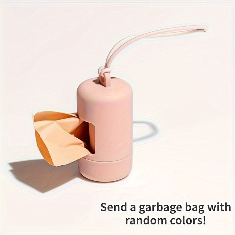 1pc Plastic Bag Holder, Convenient Portable Dispenser With Handle For Dog Waste Bags, Compact Organizer For Pet Cleaning Garbage Bags, For Home And Kitchen Supplies, Kitchen Organizers And Storage, Kitchen Accessories