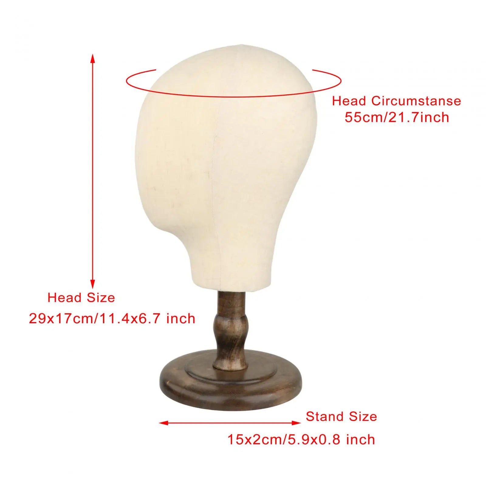 Wig Head Display Stand Wig Hat Display Male Easy Installation Mannequin Head Faceless Head Model for Salon Shop Home Decoration