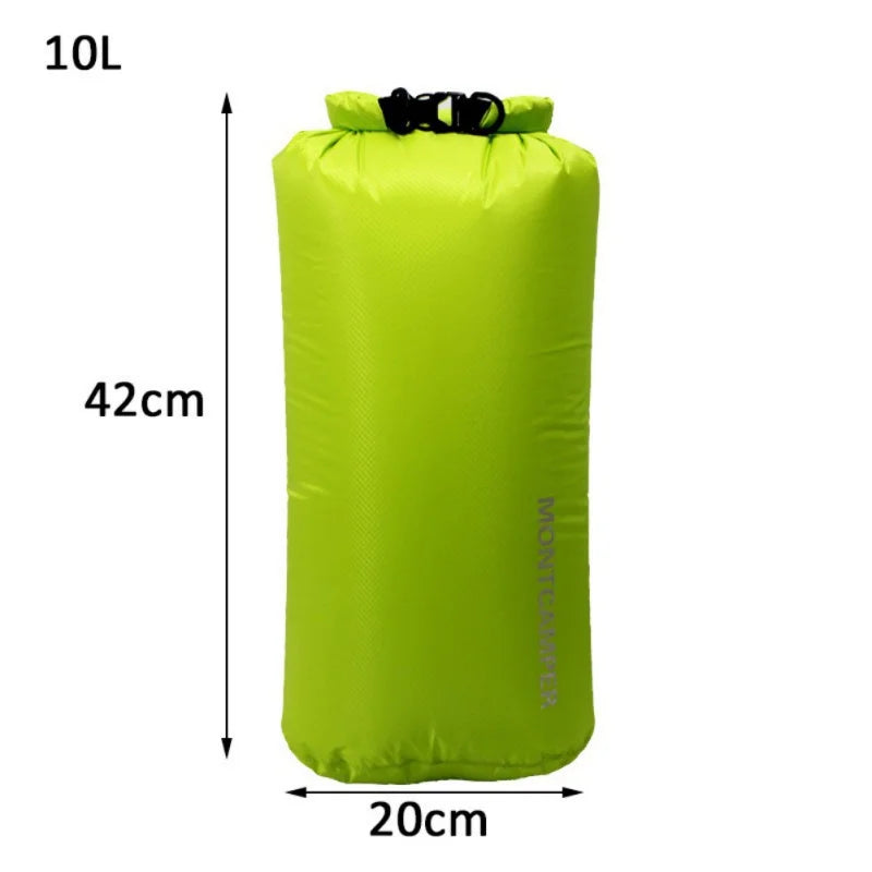 3/5/10/20/35L Dry Bag Sack 30D Nylon Ultralight Drifting Swimming Clothes Storage Bag Pack Waterproof Rafting Kayaking Sport Bag