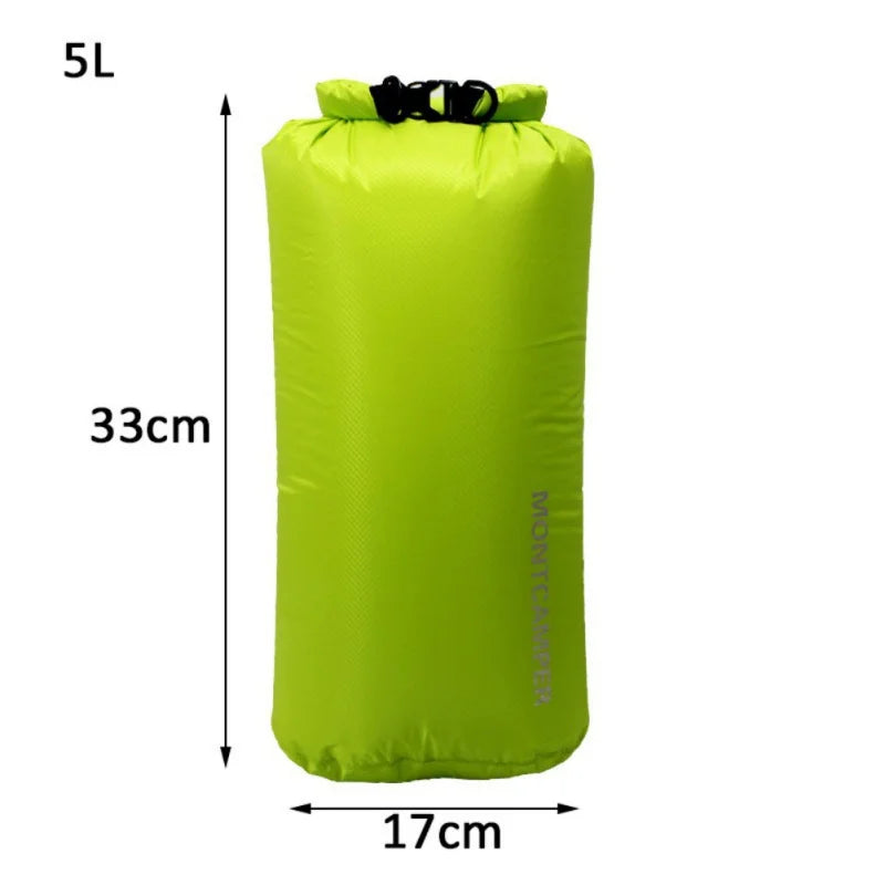 3/5/10/20/35L Dry Bag Sack 30D Nylon Ultralight Drifting Swimming Clothes Storage Bag Pack Waterproof Rafting Kayaking Sport Bag