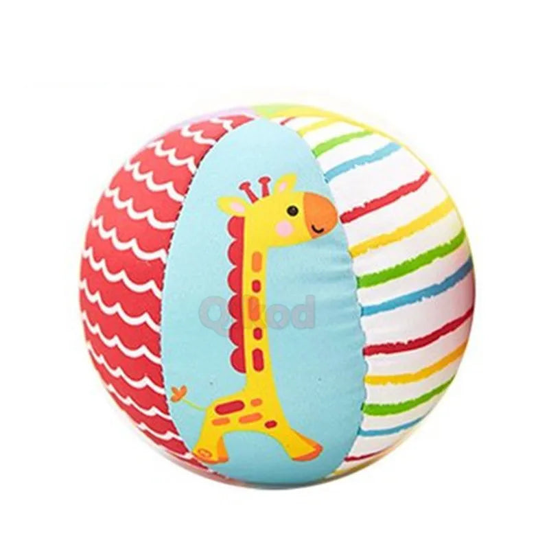 Hot Sale Baby Toys Animal Ball Soft Plush Mobile Toys With Sound Baby Rattle Infant Body Building Ball Toys For 0-12 Months Gift