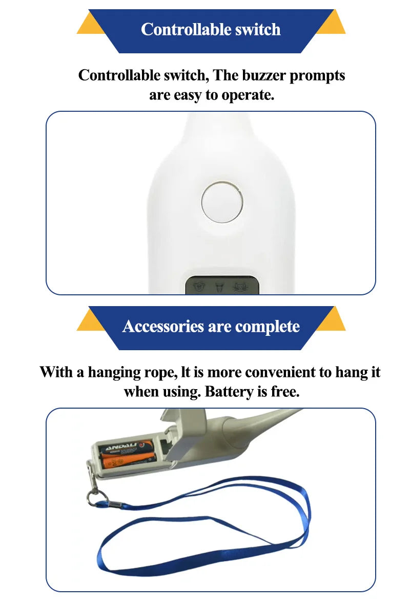 Animal Thermometer Anal Test Fast For Pig Horses Cattle Sheep Pet Rabbit Dog Cat Large Screen Portable Farming Supplies