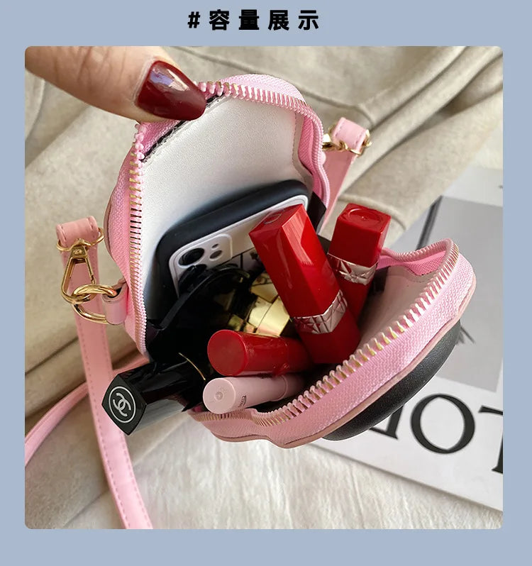 Creative Matryoshka Print Bag Women Crossbody Bags Women New Fashion PU Leather Bag Phone&Purses Bag Shoulder Bag Bolsas