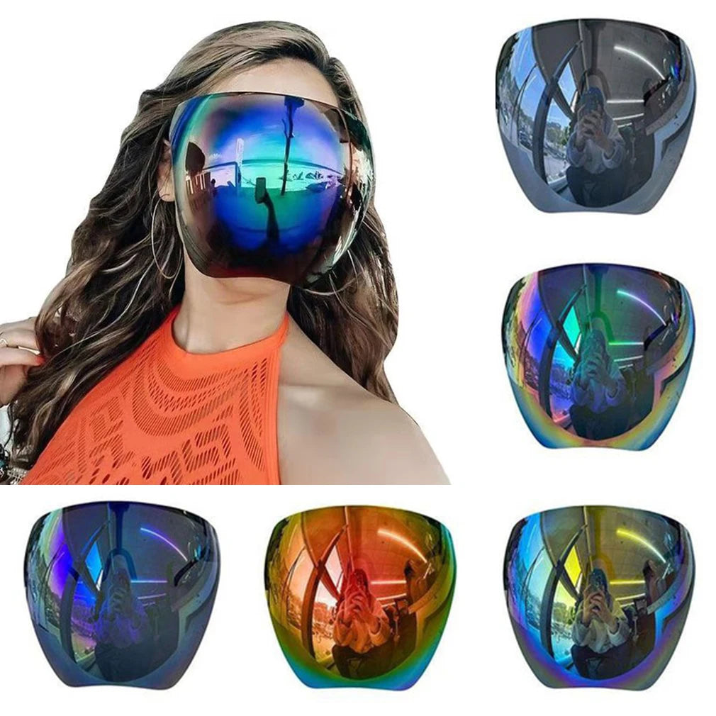 Sunglasses Women Men Protective Faceshield Glasses Goggles Full Face Covered Spherical Lens Anti-Spray Safety Sunglasses Men