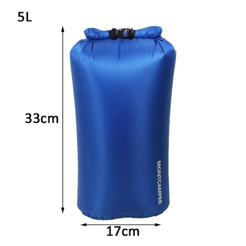 3/5/10/20/35L Dry Bag Sack 30D Nylon Ultralight Drifting Swimming Clothes Storage Bag Pack Waterproof Rafting Kayaking Sport Bag