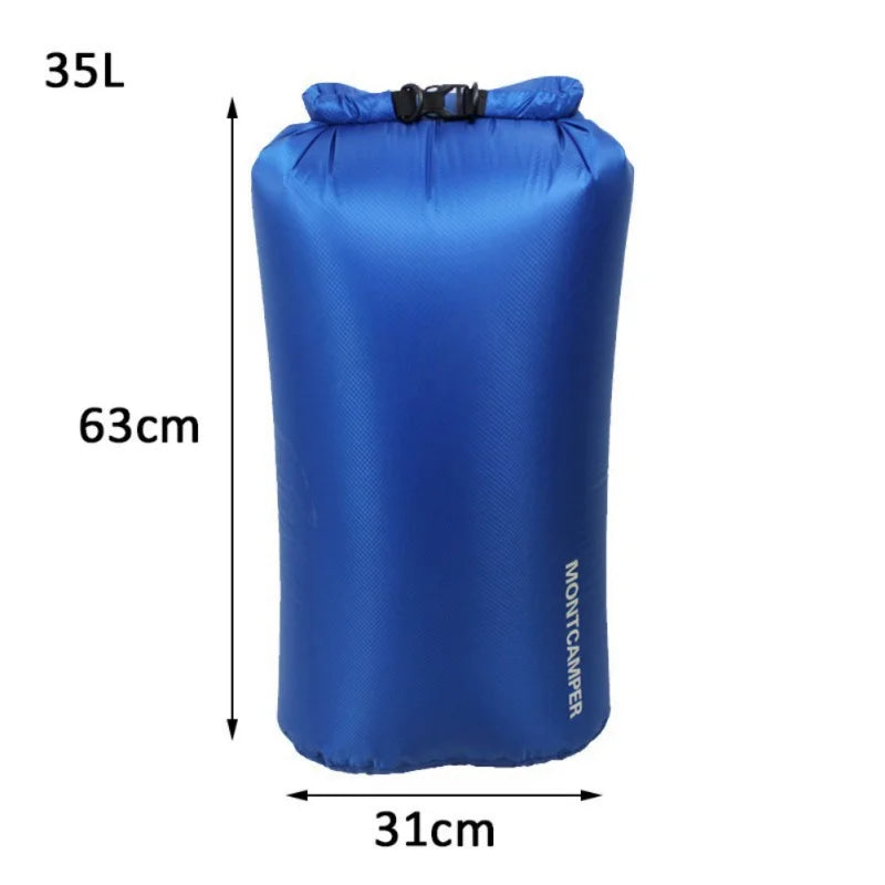 3/5/10/20/35L Dry Bag Sack 30D Nylon Ultralight Drifting Swimming Clothes Storage Bag Pack Waterproof Rafting Kayaking Sport Bag