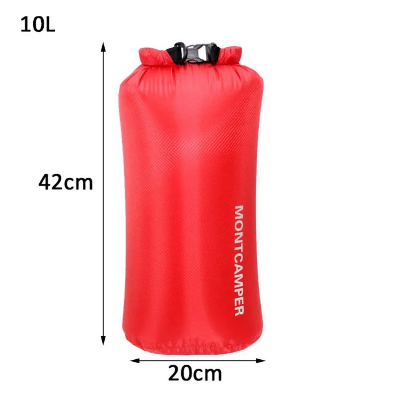3/5/10/20/35L Dry Bag Sack 30D Nylon Ultralight Drifting Swimming Clothes Storage Bag Pack Waterproof Rafting Kayaking Sport Bag