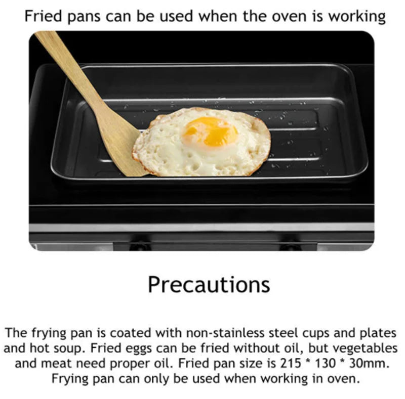 Kitchen 3 In 1 Breakfast Making Machine Drip Coffee Maker Household Bread Pizza Frying Pan Toaster Electric Oven