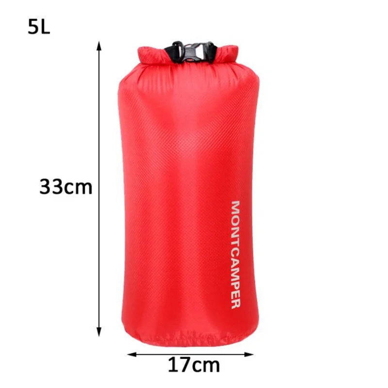 3/5/10/20/35L Dry Bag Sack 30D Nylon Ultralight Drifting Swimming Clothes Storage Bag Pack Waterproof Rafting Kayaking Sport Bag
