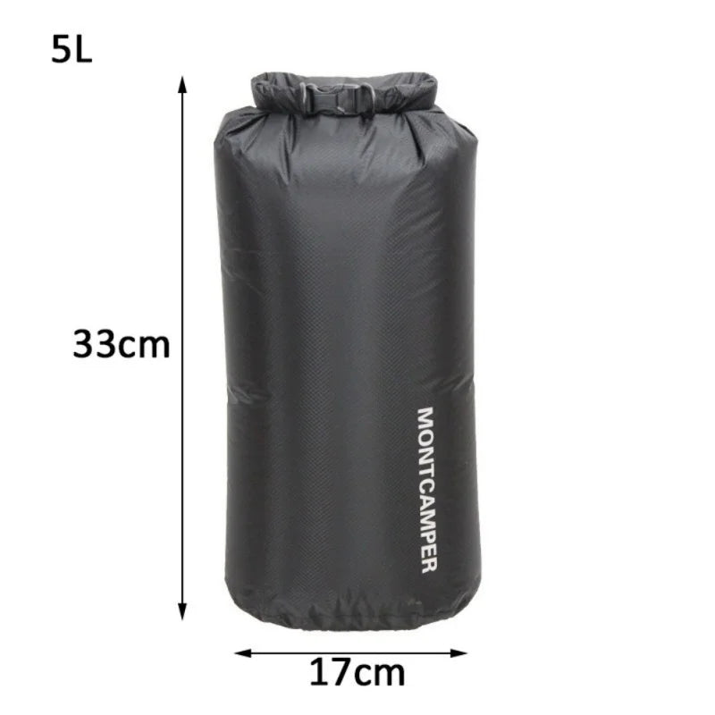 3/5/10/20/35L Dry Bag Sack 30D Nylon Ultralight Drifting Swimming Clothes Storage Bag Pack Waterproof Rafting Kayaking Sport Bag