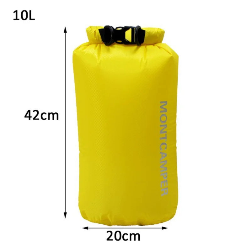3/5/10/20/35L Dry Bag Sack 30D Nylon Ultralight Drifting Swimming Clothes Storage Bag Pack Waterproof Rafting Kayaking Sport Bag