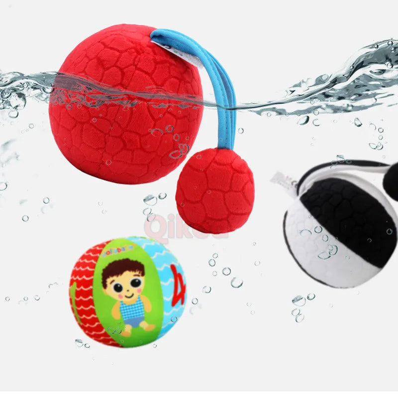 Hot Sale Baby Toys Animal Ball Soft Plush Mobile Toys With Sound Baby Rattle Infant Body Building Ball Toys For 0-12 Months Gift