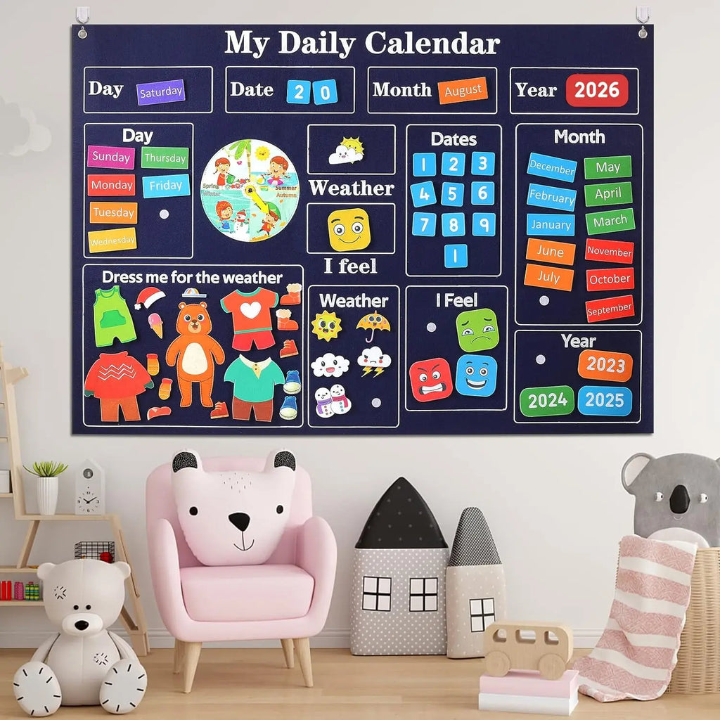 Farm Animals Felt Story Busy Board 4 IN 1 Themed Storytelling Farm Sea Zoo Vehicle Early Learning Interactive Wall Hanging Gifts