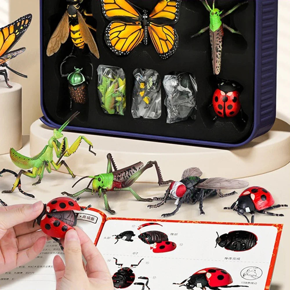 New DIY Assembled Simulated Insect & Animal Model - Children's Room Desktop Decoration Ornaments, Educational Toys & Kids' Gift