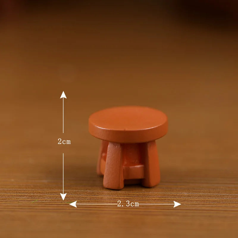 Daily Life Of Cat Statue Figurine Animal Model Cute Cat Small Sofa Furniture Decor for Room Birthday Toy for Kid Home Decoration