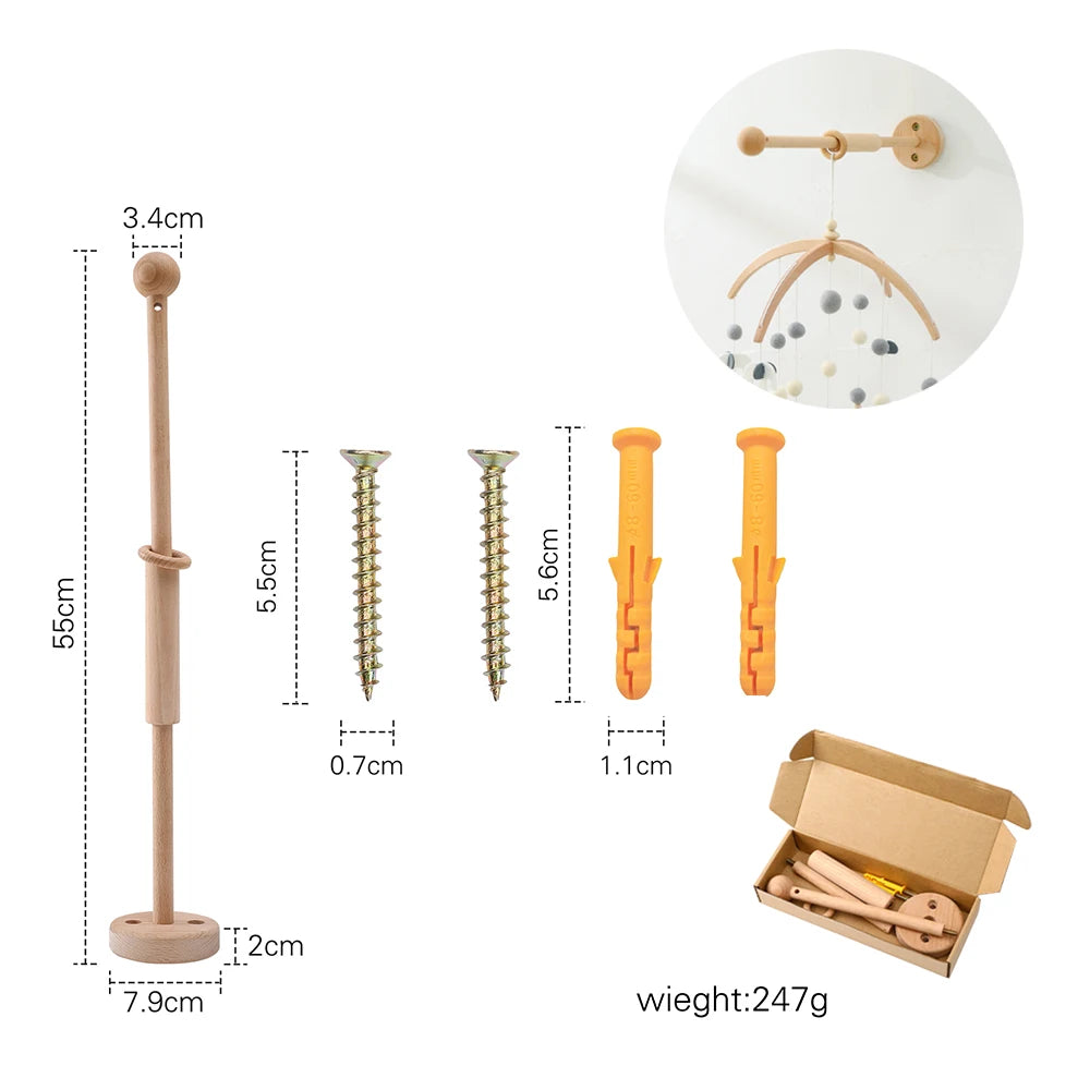 Baby Mobile for Crib Toys 0-12 Months For  Newborn Bed Bell Toddler Rattles Gift For Kids