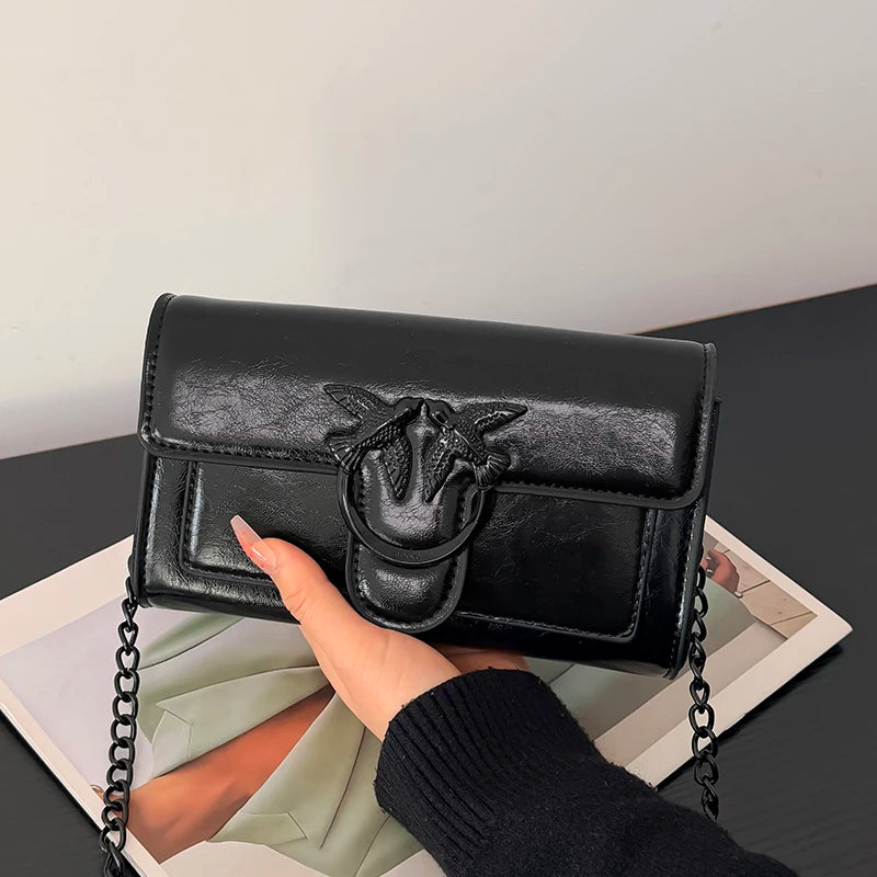 Elegant Leather Classic Designer Bag Paris Fashion Large Capacity For Women Messenger Crossbody Handbag Trendy