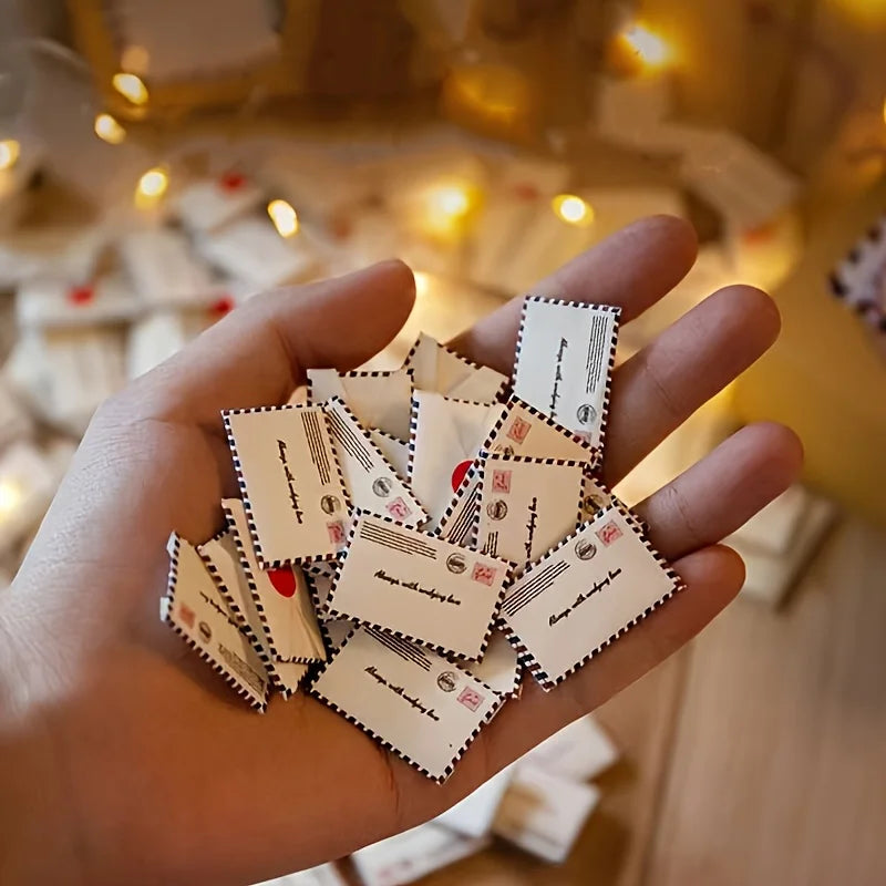 A Set of DIY Mini Envelopes, Suitable for Giving to Friends, Relatives, Parents, Etc Graduation Gifts, Back-To-School Gifts, Valentine's Day Gifts, Anniversary Gifts, Mother's Day Gifts