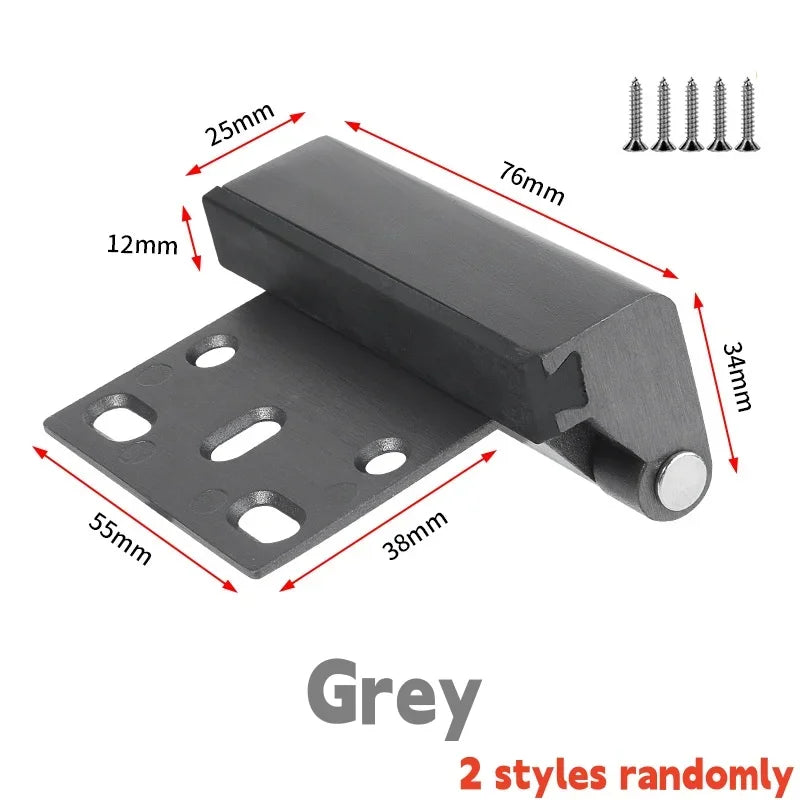 New Inward Home Security Door Reinforcement Lock,3 Inch Stop,Aluminum Alloy Anti-theft Door Locks Preventing Unauthorized Entry