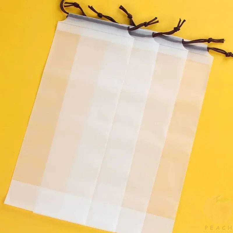 1/3/5pcs Transparent Waterproof Umbrella Storage Bag Portable Reusable Drawstring Bag Home Storage Organizer Umbrella Accessorie