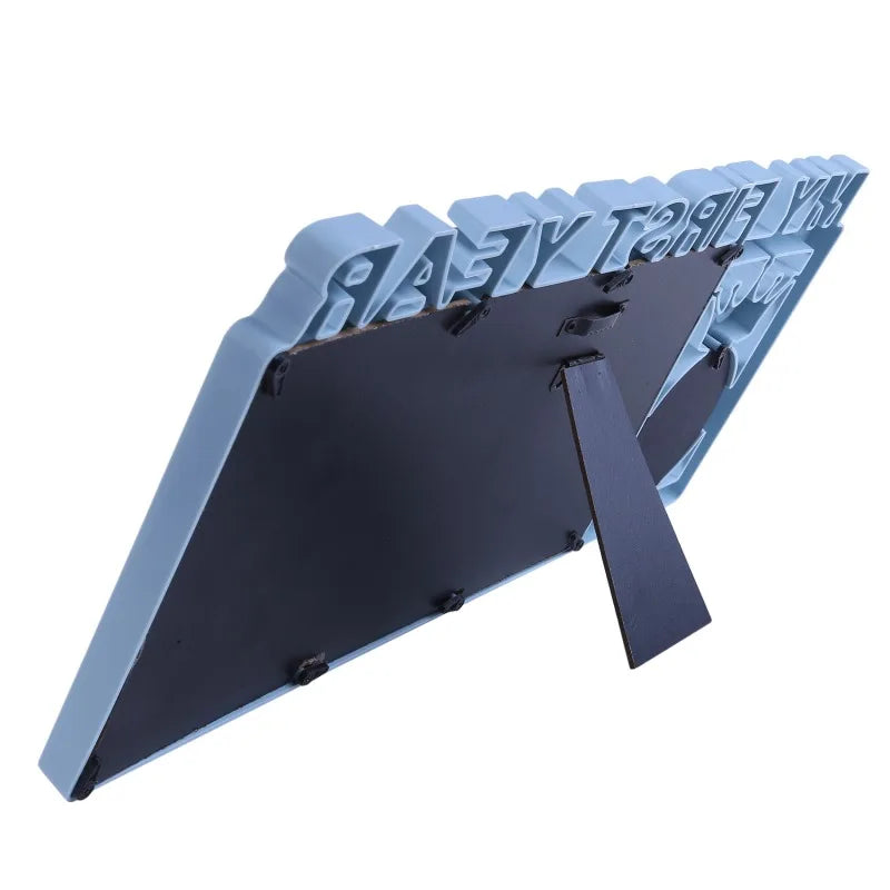 Baby Keepsake Frame 0-12 Months Pictures My First Year Photo Frame Newborn Memory Gifts Souvenirs Photo Frame For Babies