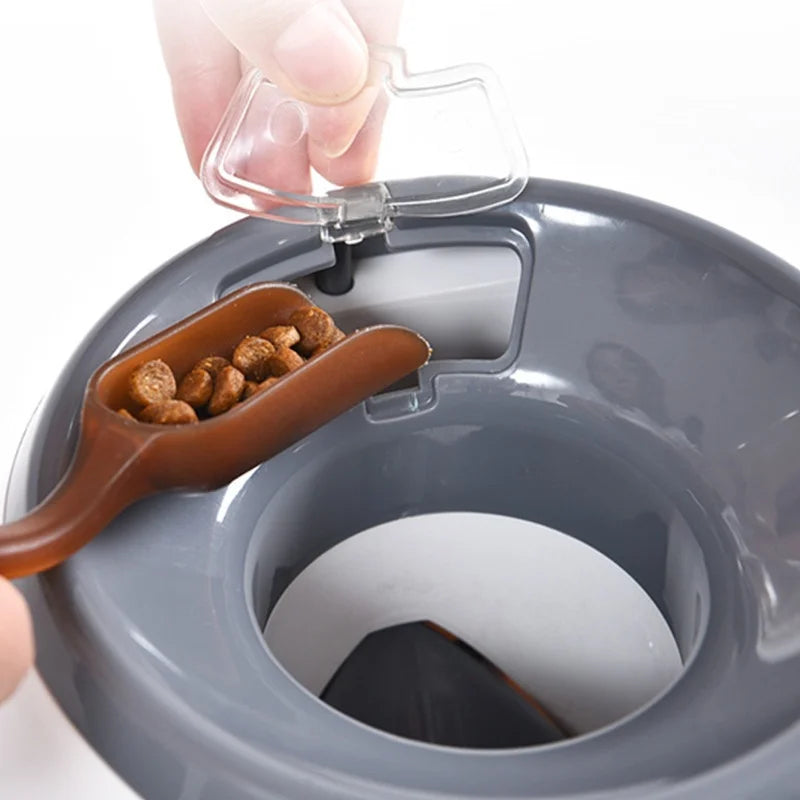 Dog Tennis Ball Food Reward Machine, Interactive Puzzle Toy with Slow Food Dispenser,Outdoor Training Toys Ball Launcher For Pet