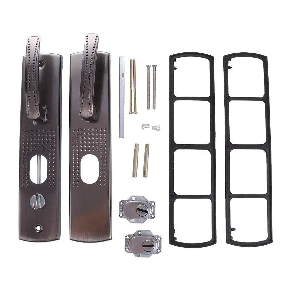 Household Hardware Universal Security Door Handle Aluminium Alloy Practical Panel Handle Widen Multi Function Door Lock Home