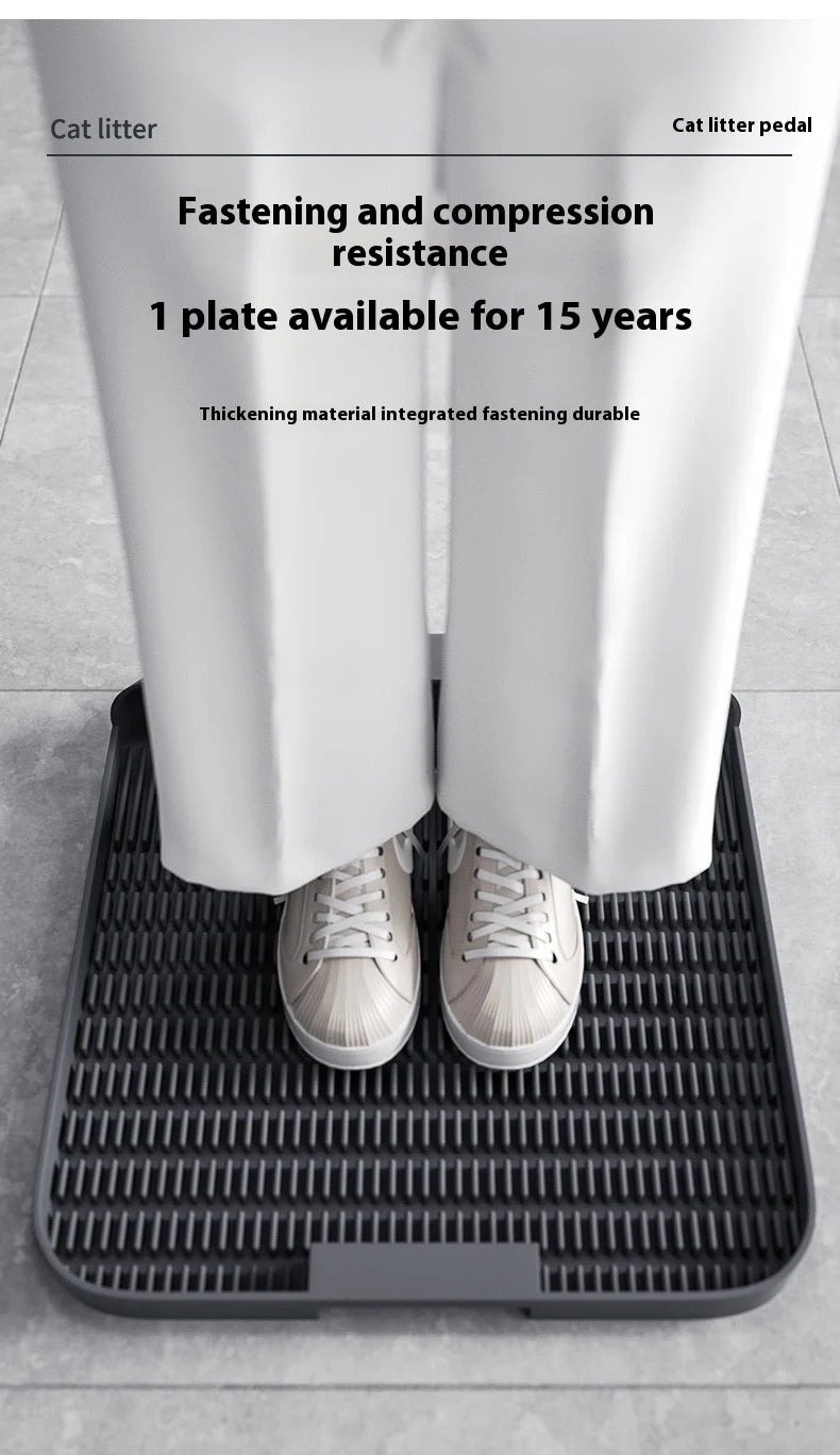 Cat Litter Pedal Box Mat Cat Pet Mat  Pedal High SidePedal Suitable for Large