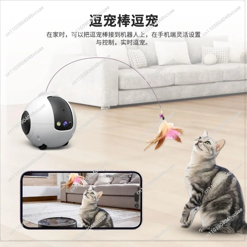 For Intelligent Machine People Tease Cat Electric Toys, Pet WiFi Wireless Cat Toys