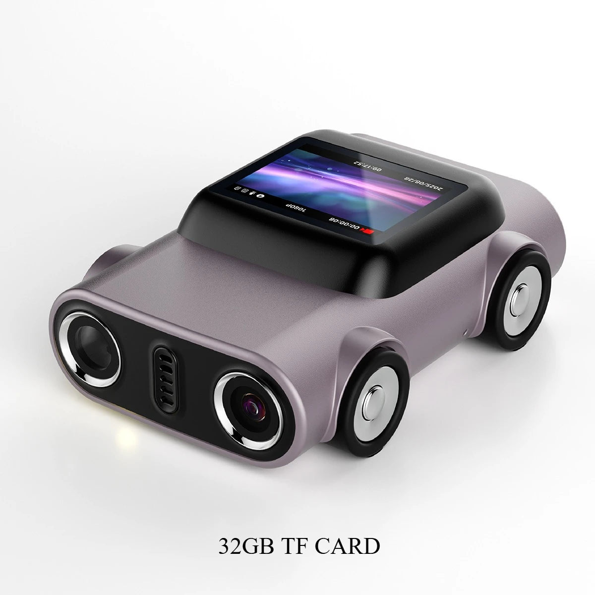 Mini Camera New Car Design 2K HD Video Recorder 130 Degree Wide Angle Built in Flash Auto Focus Keychain Cam