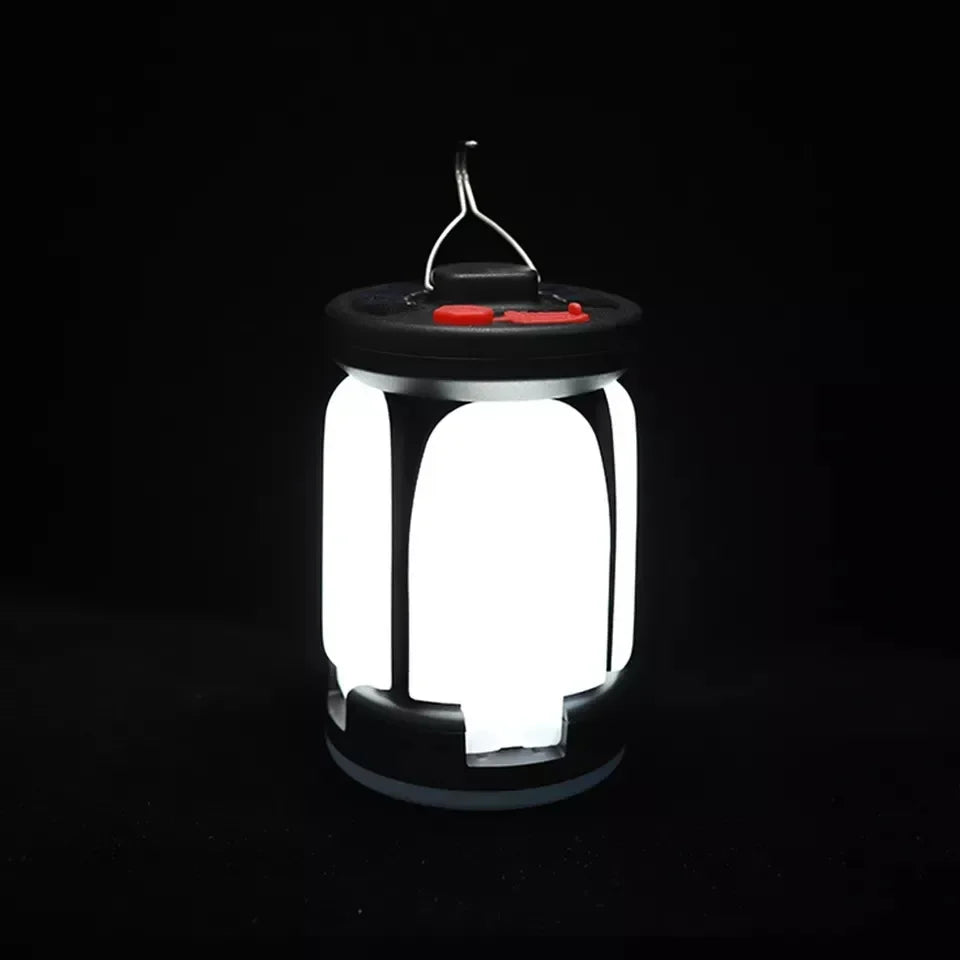 Rechargeable LED Camping Lantern With folding LED floodlight Portable Tent Light With 3 Light Modes For Camping, Hiking, Fishing