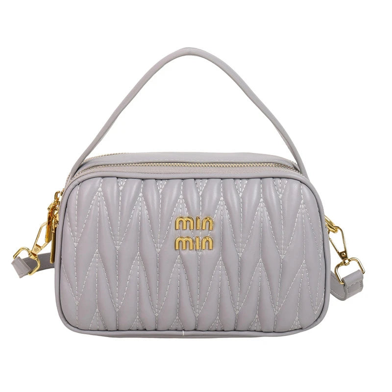 Trendy Designer Paris Fashion Bag With Elegant Leather And Solid Color For Women In Leisure