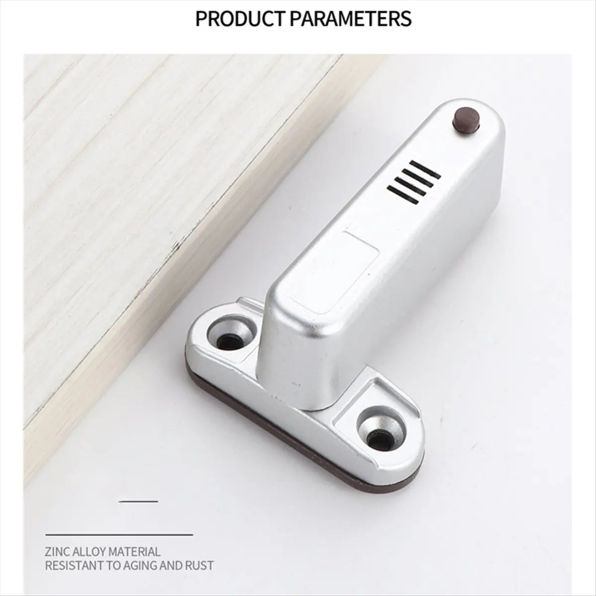 Reliable- Home Security Door Reinforced Lock with Alarm- Child Proof & Burglar Proof Heavy-Duty 3-Way Protection