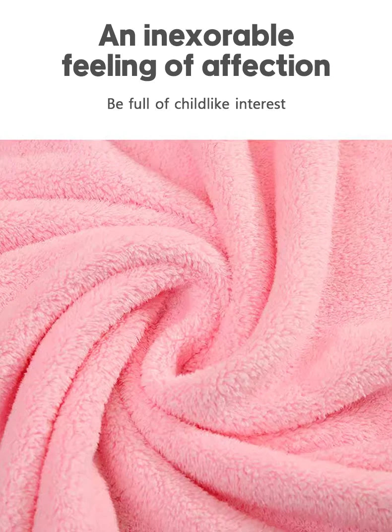 Cute Bath Towel for Baby Soft Absorbent Towel Newborn Swaddle Wrap Baby Blankets for Girls Boys