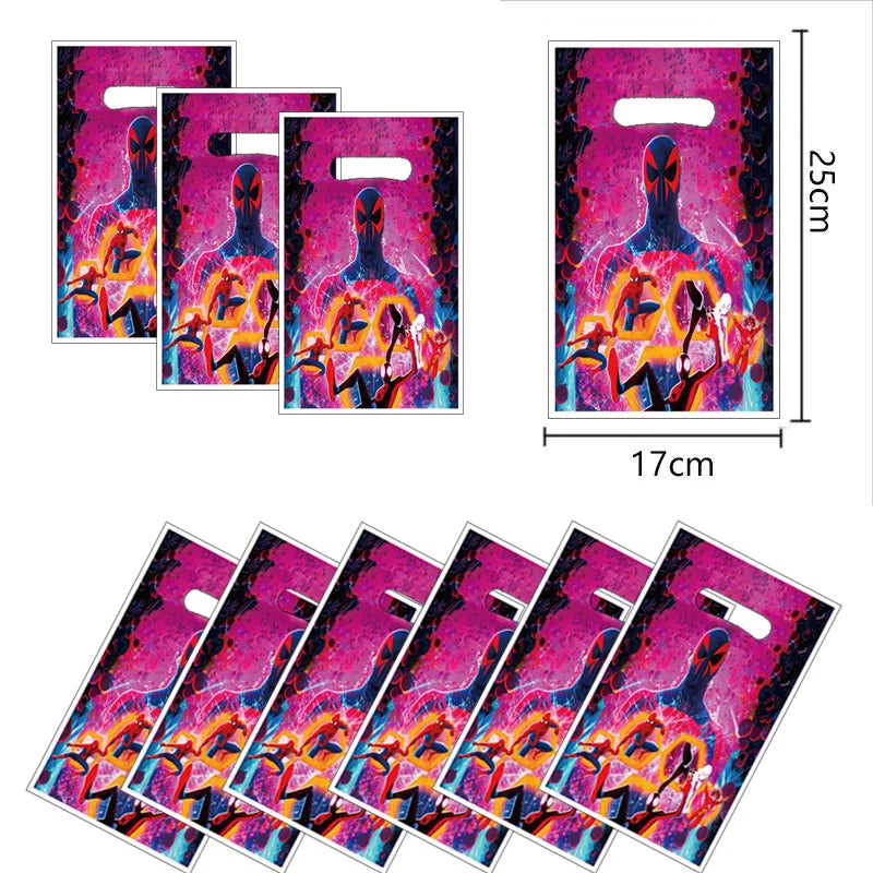 New Avengers Gift Bags Birthday Party Decoration Superhero Goody Biscuit Package Candy Bag Baby Shower Kids Gifts Party Supplies