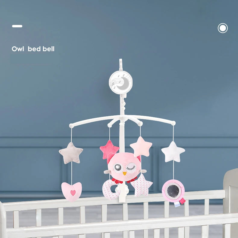 Baby Musical Crib Mobile With Hanging Rotating Toys Infant Bed Decoration Bedside Bell Toy Ringing Toys For Babies Boy And Girl