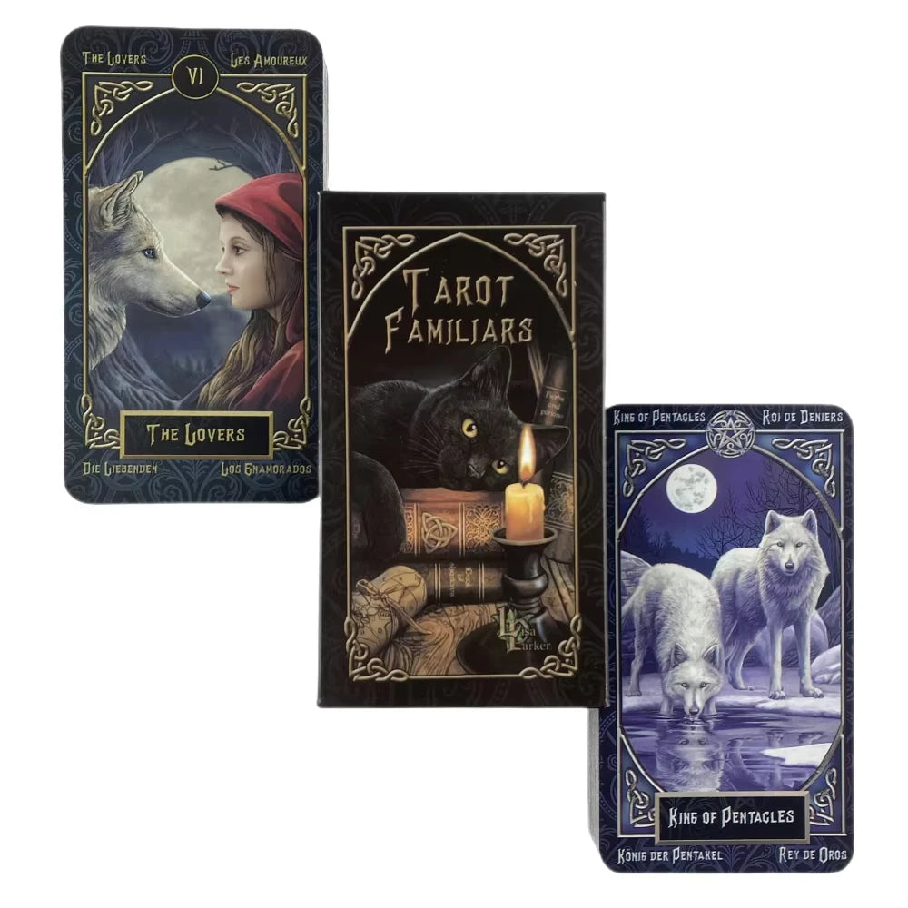 Spirit Beast Tarot Familiars Tarot Cards Deck English Spanish French German Version Mysterious Animal M