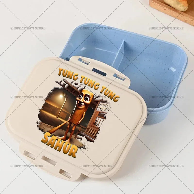 Italian Brainrot Bento Lunch Box Tralalero Tralala Boy Girl Food Storage Containers Kids School Picnic Lunchbox Dinner Case Gift