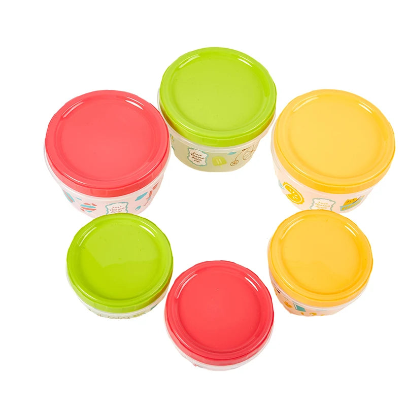 1Pcs 250/500ml Bento Box Children Plastic Cartoon Cute Lunch Box Outdoor Food Storage Container Kids Student Lunch Box Utensils