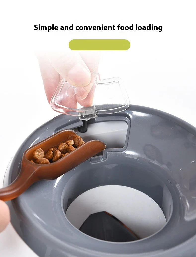 Dog Tennis Ball Food Reward Machine, Interactive Puzzle Toy with Slow Food Dispenser,Outdoor Training Toys Ball Launcher For Pet