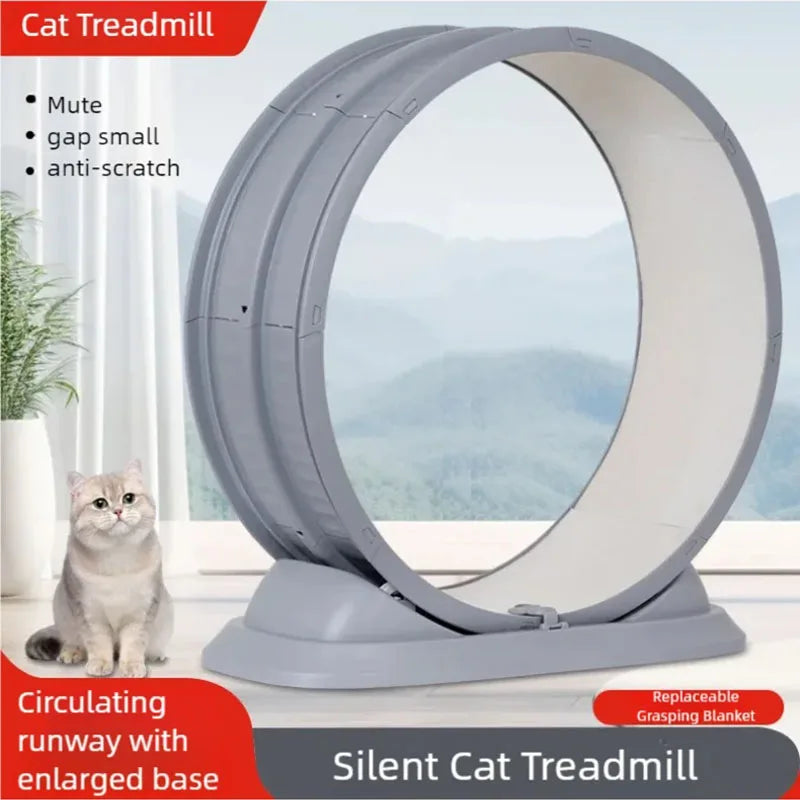 Cat treadmill, pet fitness roller, anti pinch foot exercise, running wheel, cat climbing frame, cat toys, pet supplies