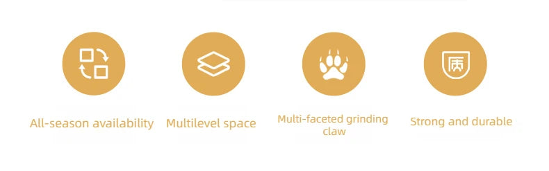 Cat House Wooden House with Scratching board Cardboard Durable cat scrtcher cat scratching lounge cat bed