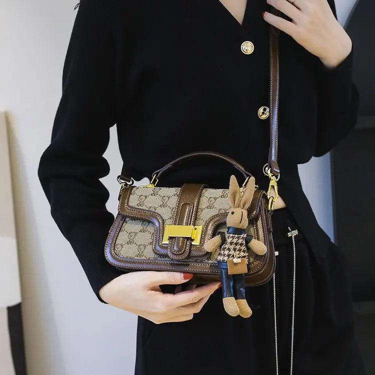 Premium Ladies Leather Handbag Designer Shoulder Bag Women's Crossbody Purse Classic Elegant Tote Bag