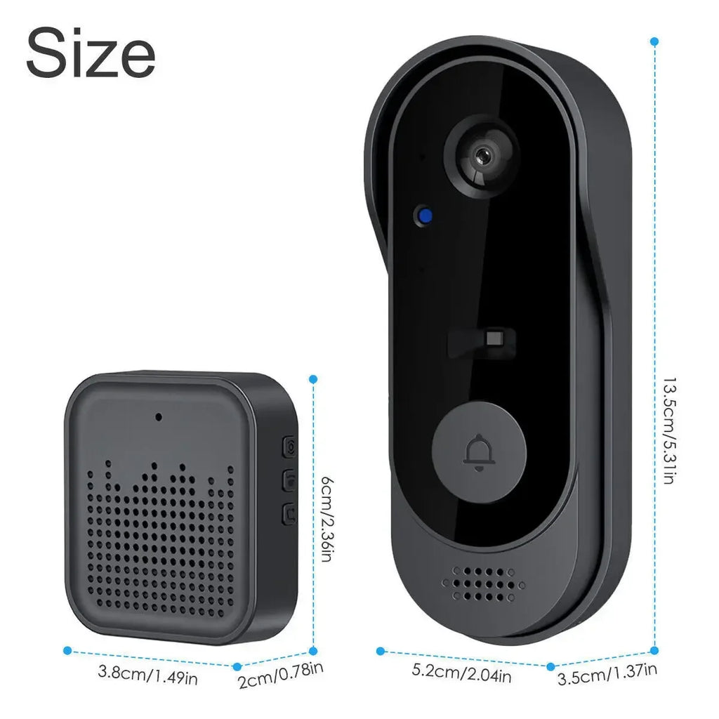 New Doorbell With Camera Wireless Bundle Doorbell Smart Home WIFI HD Outdoor Phone Camera Security Video Intercom Night Vision