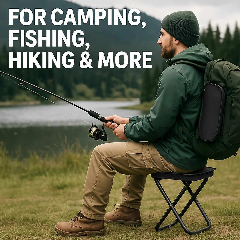 Compact Camping Stool For Travel Camping Stool Attractive Design Compact Folding Size Lightweight Construction