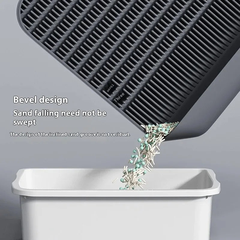 Cat Litter Pedal Box Mat Cat Pet Mat  Pedal High SidePedal Suitable for Large