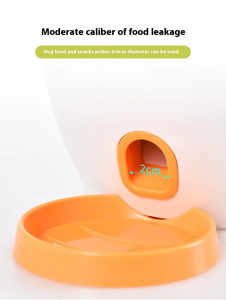 Dog Tennis Ball Food Reward Machine, Interactive Puzzle Toy with Slow Food Dispenser,Outdoor Training Toys Ball Launcher For Pet