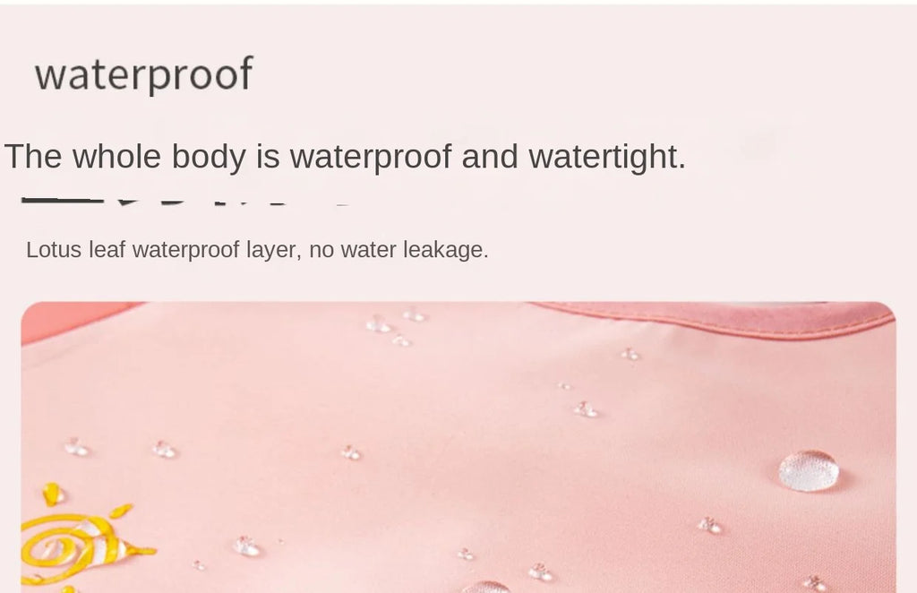 Baby Bib Painting Bib Waterproof Girl Painting Protective Clothing Boy Kitchen Kindergarten Eating Baby Gown