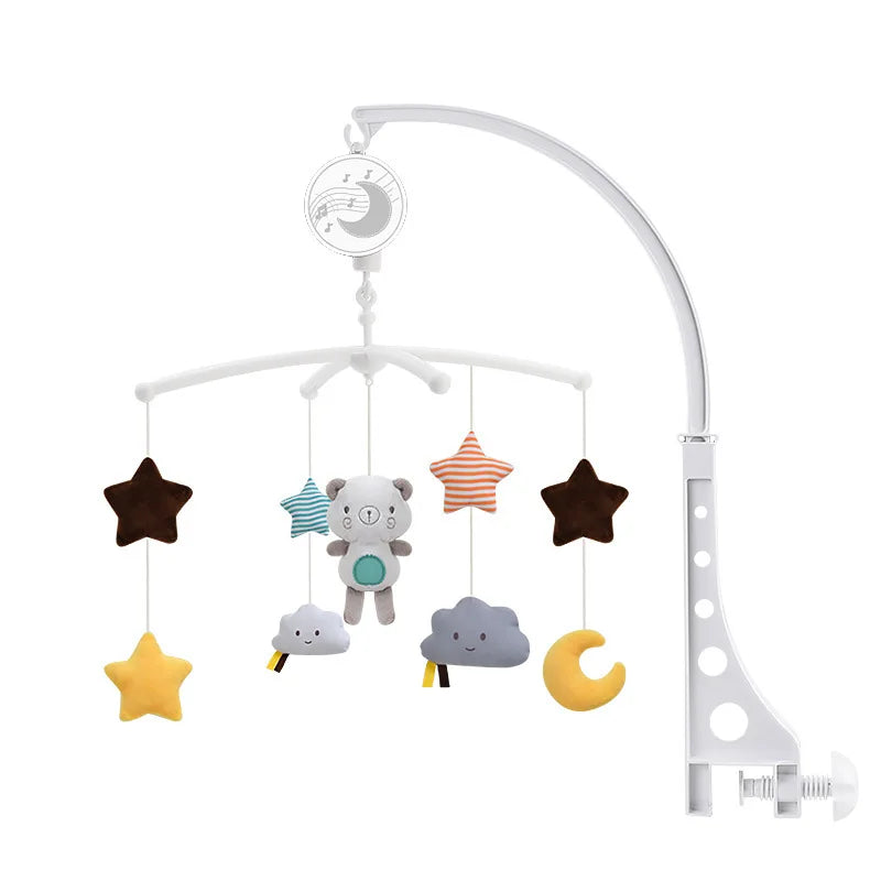 Baby Musical Crib Mobile With Hanging Rotating Toys Infant Bed Decoration Bedside Bell Toy Ringing Toys For Babies Boy And Girl
